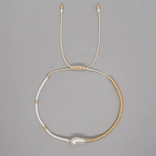 Load image into Gallery viewer, Baroque Pearl Bracelet Simple Thin Bracelets for Women Fashion Jewelry Gift Miyuki Seed Beads Adjustable Pulseras