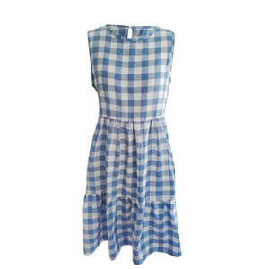 Women's Plaid Sleeveless Sundress
