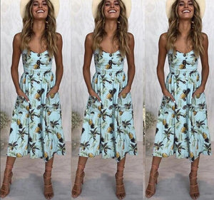 Women's Midi Summer Dress 2020