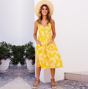 Women's Midi Summer Dress 2020