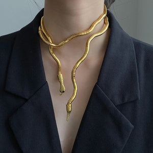 New Punk Cool Bendy Multilayer  Necklace and Bracelet for Women and Men
