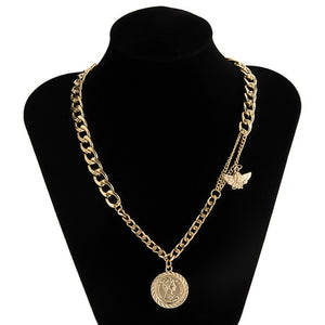 Big Coin Pendant Vintage Pandant