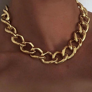 Fashion Asymmetric Lock Necklace for Women