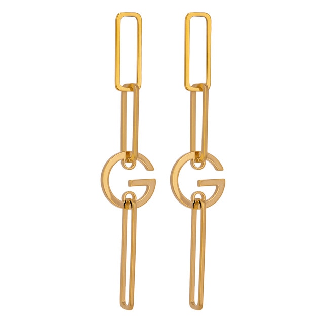 2021 Stylish Letter G Irregular Long Statement Dangle Earrings for Women