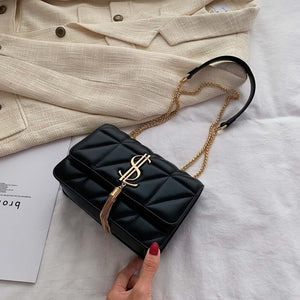 Luxury Handbag 2019 New Fashion Simple Square bag Quality PU Leather