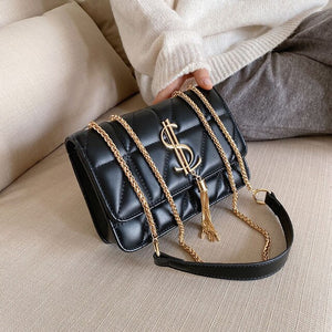 Luxury Handbag 2019 New Fashion Simple Square bag Quality PU Leather