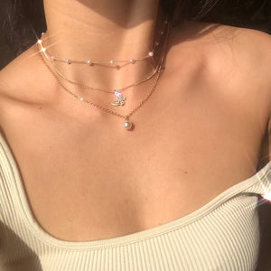 Fashion Asymmetric Lock Necklace for Women