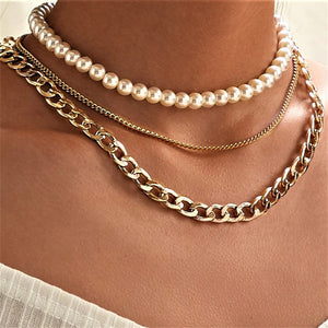 Fashion Asymmetric Lock Necklace for Women